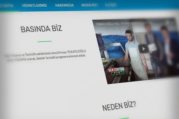 Tokatlıoğlu Halı Yıkama İnternet Sitesi