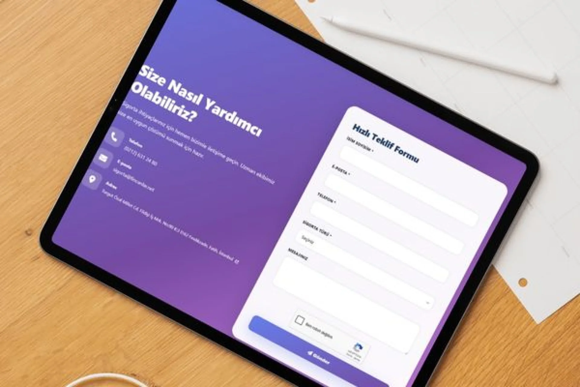 Fincanlar Sigorta İnternet Sitesi