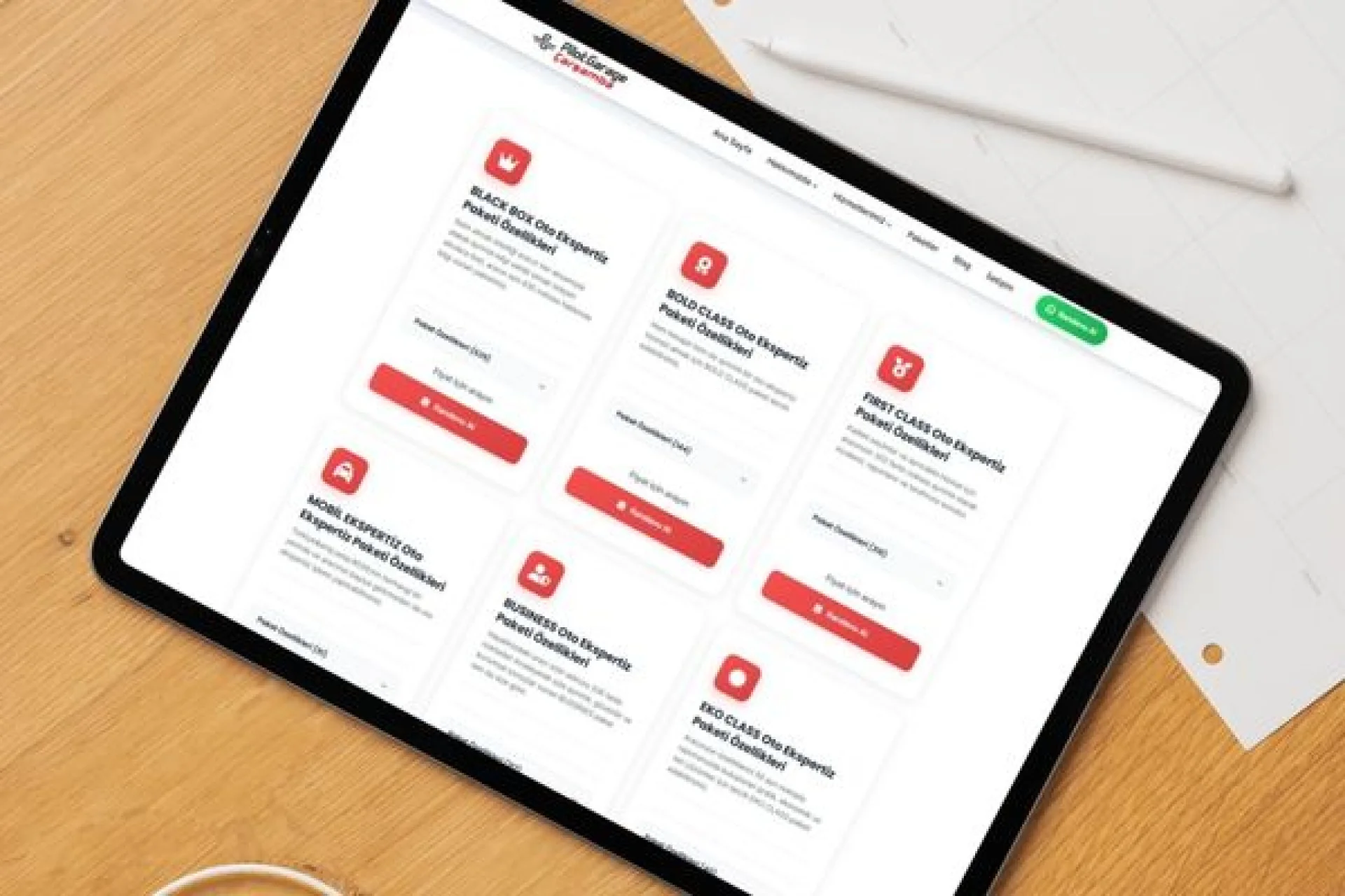 Çarşamba Pilot Garage İnternet Sitesi
